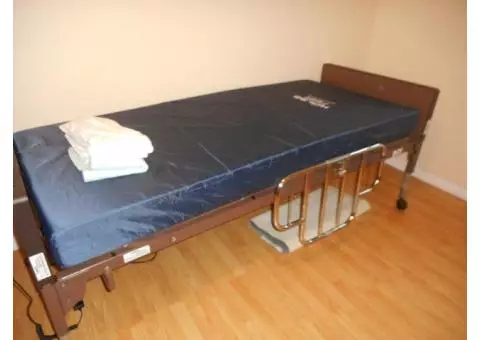 new electric hospital bed